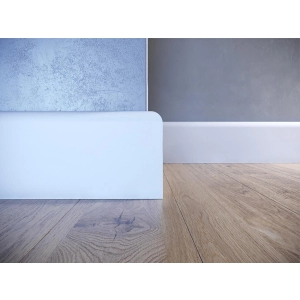 Listwa drewniana biała